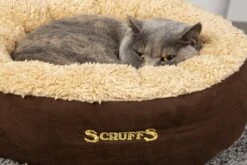 Scruffs Cosy Kattenmand - Comfortabel En Voordelig Met Zachte Binnenvoering En Imitatie Suède Buitenvoering - 3 Kleuren - Ø 45 Cm - Karamel -Hondenproducten 1200x800 205