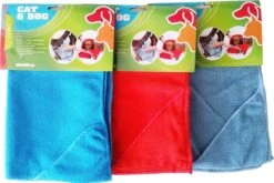 Dierenhanddoek Microvezel - Honden En Katten - Incl. Handvatten - 40x60 Cm - Lichtblauw -Hondenproducten 1200x800 22