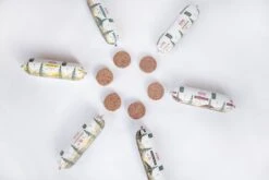 Kivo Petfood Houdbare Worst 12 X 600 Gram Kip & Zalm - Zacht Gestoomd Vlees - Glutenvrij Zonder Andere Fratsen -Hondenproducten 1200x800 54