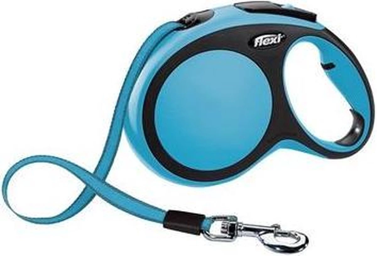 Flexi Rollijn New Comfort Tape L 8 M - Hondenriem - Blauw&Lichtgrijs 6 Flexi Rollijn New Comfort Tape L 8 M - Hondenriem - Blauw&Lichtgrijs - Afbeelding 4