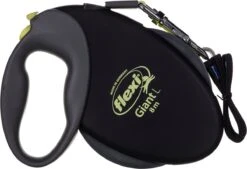 Flexi Giant Tape - Hondenriem - Zwart/Geel - L - 8 Meter - Voor Honden Tot 50 Kg -Hondenproducten 1200x821