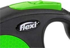 Flexi New Neon Tape - Hondenriem - Zwart/Groen - M - 5 M - (<25 Kg) -Hondenproducten 1200x824