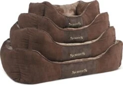 Hondenmand Zacht En Stevig, Anti-Slip En Wasbaar - Scruffs Chester Box Bed - In Grijs En Bruin In Maat S Tot XL - Kleur: Grijs, Maat: Medium -Hondenproducten 1200x825 3
