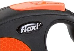 Flexi New Neon Tape - Hondenriem - Zwart/Oranje - M - 5 M - (<25 Kg) -Hondenproducten 1200x827 1