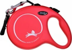 Flexi New Classic Tape - Hondenriem - Rood - L - 8 M - (<50 Kg) -Hondenproducten 1200x827