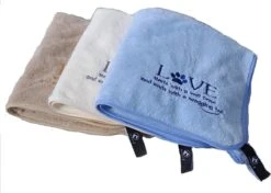 Pepets© – Hondenhanddoek – Honden Handdoek – Microvezel Handdoek – Handdoek Hond – Hondendeken – Droogdoek Hond – Dierendeken – Absorberend – 100*50CM - Beige - GRATIS Zonnebril -Hondenproducten 1200x854