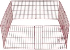 Topmast Puppyren Uitvouwbaar - Roze - 560 Cm Omtrek - 60 Cm Hoog - Opvouwbaar - XL Hondenren - Voor Binnen -Hondenproducten 1200x856 1