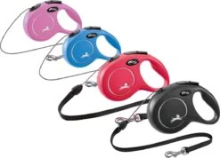 Flexi New Classic Koord - Hondenriem - Roze - XS - 3 M -Hondenproducten 1200x863 2