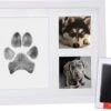NOVOB® Fotolijst Met Inktafdruk - Pootafdruk Hond - Contactloos - Paw Print - Hondenspeelgoed - Afdruk Huisdier - Cadeau - 23.5 X 29 Cm | Wit -Hondenproducten 1200x871 2