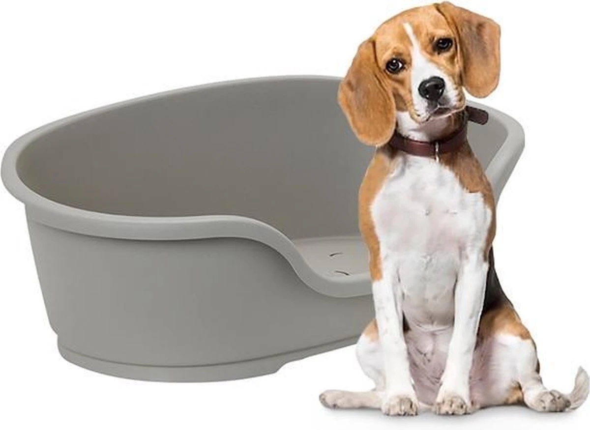 Flamingo - Hondenmand Domus - Grijs - 70/81 X 51 X 24 Cm 3 Flamingo - Hondenmand Domus - Grijs - 70/81 X 51 X 24 Cm