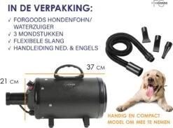 Forgoods Professionele Hondenfohn - Waterblazer Voor Honden - Hondenfohn Met 4 Opzetstukken - 2800W Verstelbaar Vermogen - Roze 18 Forgoods Professionele Hondenfohn - Waterblazer Voor Honden - Hondenfohn Met 4 Opzetstukken - 2800W Verstelbaar Vermogen - Roze -Hondenproducten 1200x890