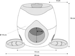 Flamingo - Hondenspeelgoed Wilson Interactive - Groen - 29.5 X 18 X 18 Cm -Hondenproducten 1200x894 1