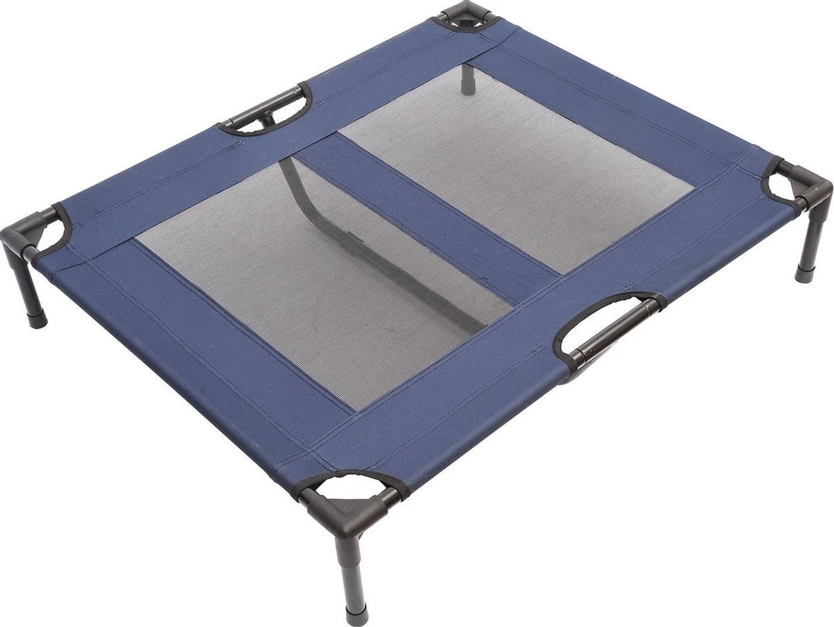 Paws & Claws - Hondenbed - Hondenstretcher - Honden Ligbed - Portable Draagbaar - 92 X 76 X 18 Cm - Blauw 3 Paws & Claws - Hondenbed - Hondenstretcher - Honden Ligbed - Portable Draagbaar - 92 X 76 X 18 Cm - Blauw