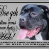 Merkloos Cane Corso 122 Waakbord Doe Gek - 15 X 20 Cm -Hondenproducten 1200x905 2