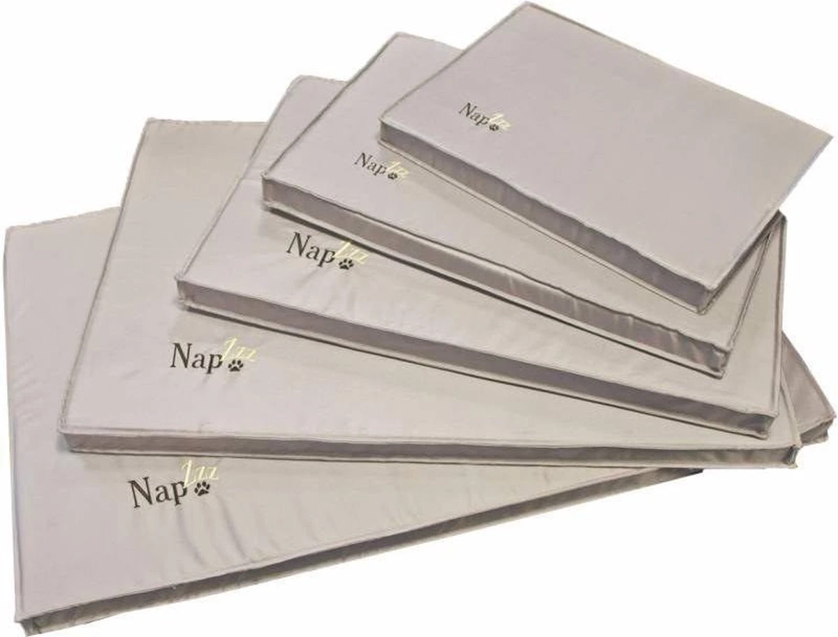 NapZZZ Benchkussen Grijs XL: 105x68x5 Cm 3 NapZZZ Benchkussen Grijs XL: 105x68x5 Cm