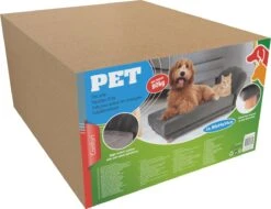 Maxxpro Katten- En Hondenbank - Grijs - Verhoogd Met Houten Poten - Fluweel Materiaal - 90 X 44 X 34 Cm - Huisdieren Tot 80 KG -Hondenproducten 1200x921 2