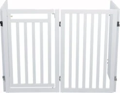 Trixie Hondenhek Met Deur Wit - 60-160 X 81 CM -Hondenproducten 1200x931 1