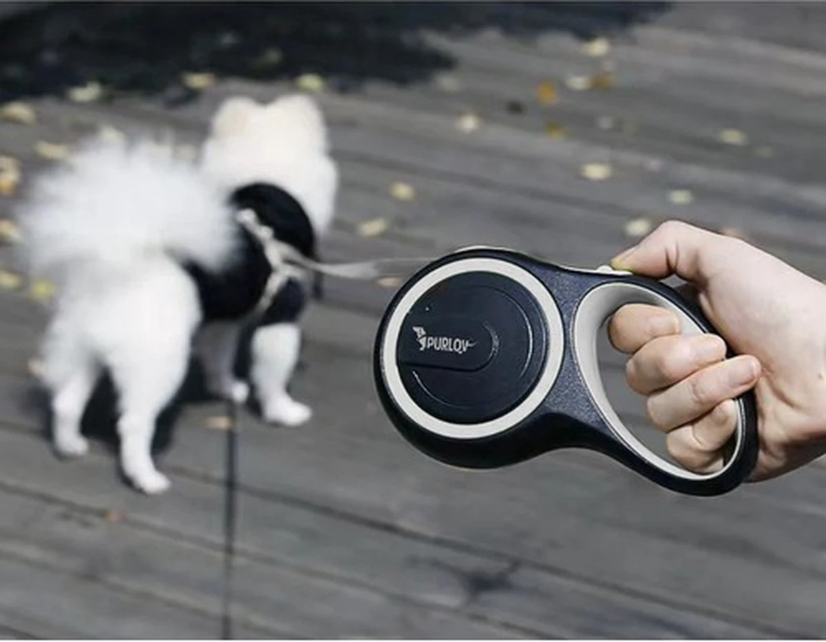 Hondenriem-Looplijn-Zwart/Grijs-8 Meter Oprol-Hond Lijn-Automatisch Rollijn 15 Hondenriem-Looplijn-Zwart/Grijs-8 Meter Oprol-Hond Lijn-Automatisch Rollijn - Afbeelding 13