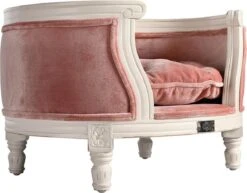 Lord Lou - George Roze Velvet S - Luxe Hondenmand - Luxe Kattenmand - 49x40x31 -Hondenproducten 1200x937 4