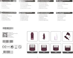 Nobleza Dieren Tondeuse Set - 4 Opzetkammen - Draadloos - Voor Huisdieren Katten & Honden 17 Nobleza Dieren Tondeuse Set - 4 Opzetkammen - Draadloos - Voor Huisdieren Katten & Honden -Hondenproducten 1200x943