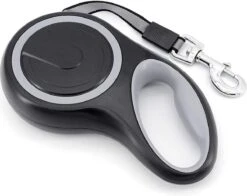 IGOODS - Uitlaatriem - Honden Riem - Katten Riem - Uitlaatriem Voor Dieren Rollijn - Hondenriem - 5 Meter Lang - Grijs -Hondenproducten 1200x952