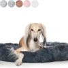 Snoozle Hondenmand - Zacht En Luxe Hondenkussen - Wasbaar - Fluffy - Hondenmanden - 80cm - Grijs -Hondenproducten 1200x953
