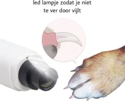 By Fredge® Elektrische Nagelvijl Voor Huisdieren - Nagel Trimmer Hond, Kat En Konijn - Nagelvijl Huisdieren - Nagel Vijl Kat - 100% Veilig - USB Oplaadbaar - Lage Vibratie En Geluid - Draadloos - Wit -Hondenproducten 1200x970