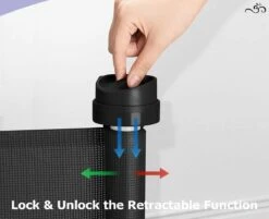 Caedentes - Hondenhek – Inrolbaar – Dierenhek -tot 150cm Uitrolbaar – Zwart -Hondenproducten 1200x975 1