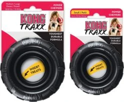 Kong Traxx Hondenspeelgoed - Rubber - M/L- Zwart -Hondenproducten 1200x992 3