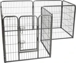 Merkloos Premium Puppyren - 80 Cm Hoog - 640 Cm Omtrek - Hondenren - Hondenhok - Grijs Hamerslag 11 Merkloos Premium Puppyren - 80 Cm Hoog - 640 Cm Omtrek - Hondenren - Hondenhok - Grijs Hamerslag -Hondenproducten 1200x994 1