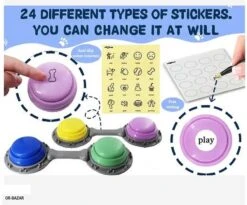 XDT Praatknoppen 4 Stuks - Opneembare Knoppen - Hondentraining 8 XDT Praatknoppen 4 Stuks - Opneembare Knoppen - Hondentraining -Hondenproducten 1200x995 16