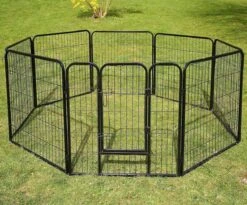 Topmast Premium Puppyren - Zwart - Hondenren - Opvouwbaar - 80 Cm Hoog - Binnen - Voor Puppy's En Honden -Hondenproducten 1200x995 7