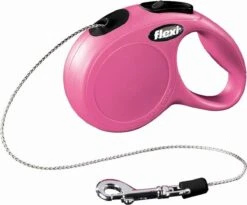 Flexi New Classic Koord - Hondenriem - Roze - XS - 3 M -Hondenproducten 1200x997