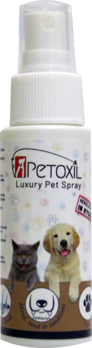 Petoxil Pet Spray Met Colloïdaal Zilver Is Speciaal Ontworpen Voor Gebruik Op Alle (huis) Dierensoorten. Revolutionair In Hygiëne 3 Petoxil Pet Spray Met Colloïdaal Zilver Is Speciaal Ontworpen Voor Gebruik Op Alle (huis) Dierensoorten. Revolutionair In Hygiëne