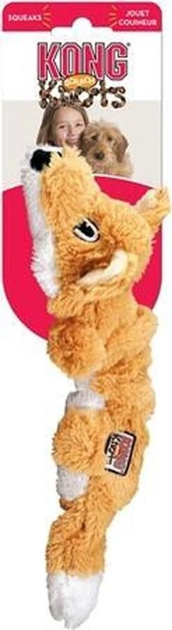 Kong Scrunch Knots Vos M - Kauwspeelgoed - Multi -Hondenproducten 328x1200 1