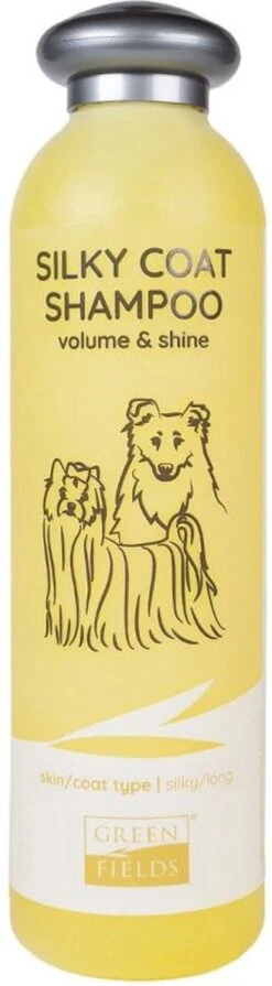 Greenfields Hondenshampoo Voor Langharige Vacht - Zorgt Voor Een Zijdezachte Glanzende Vacht - Inhoud 270 Ml - Hondenshampoo Langharige Vacht -Hondenproducten 331x1200