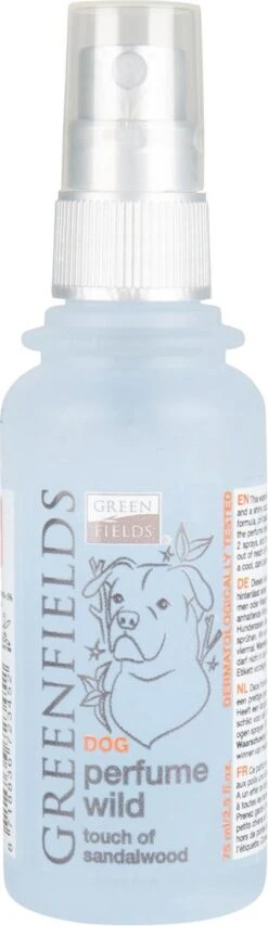 Hondenparfum Spray In 4 Geuren - Greenfields - Alchoholvrije En PH Neutrale Formule Tegen Onaangename Geurtjes - 50ml - Wild 29 Hondenparfum Spray In 4 Geuren - Greenfields - Alchoholvrije En PH Neutrale Formule Tegen Onaangename Geurtjes - 50ml - Wild -Hondenproducten 347x1200 1