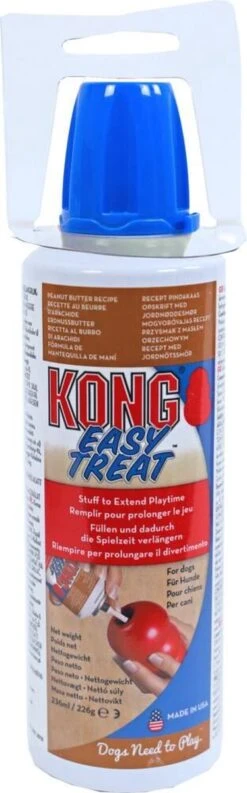 Kong Easy Treat Spuitbus Pindakaas 227 Gr -Hondenproducten 374x1200