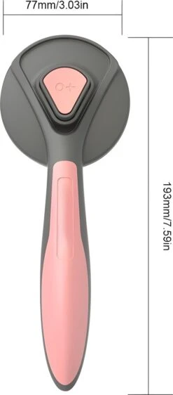 Pakeway T9 - Kattenborstel - Zelfreinigende Kattenkam - Roze - Massageborstel - 19,3 Cm -Hondenproducten 527x1200 1