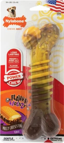 Nylabone Extreme Kauwbot Met Rund- En Kaassmaak - Voor Krachtige Kauwers - In S/M/XL - X-Large -Hondenproducten 539x1200 2