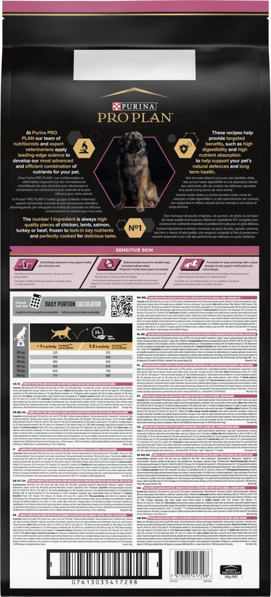 Pro Plan Large Robust Adult Sensitive Skin - Honden Droogvoer - Zalm - 14 Kg 10 Pro Plan Large Robust Adult Sensitive Skin - Honden Droogvoer - Zalm - 14 Kg - Afbeelding 8