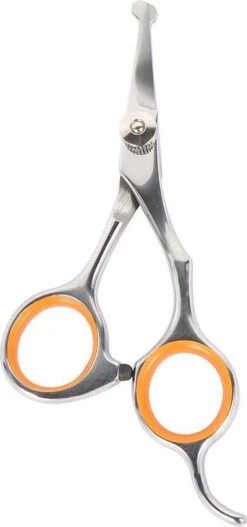 Merkloos Premium Gebogen Trimschaar Honden - Huisdier Trimmen - Hoofd, Poten Ogen & Oren - Kat & Hond Knippen - Veilige Schaar -Hondenproducten 562x1200