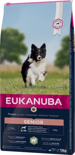 Eukanuba Dog Mature & Senior - Alle Rassen - Lam & Rijst - Droogvoer - 12 Kg -Hondenproducten 580x1200 1