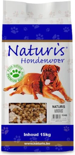 Naturis Krokante Brok Lam/Rijst Sensitive 15kg