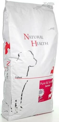 Natural Health Hondenvoer Senior Lam 12,5 Kg - Hond -Hondenproducten 583x1200
