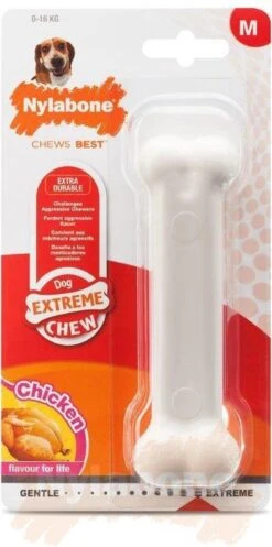 Nylabone Harde Bijters Kluif - Kip - Voor Honden Tot 30 Kg -Hondenproducten 596x1200 1