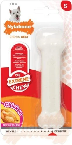 Nylabone Harde Bijters Kluif - Kip - Voor Honden Tot 15 Kg -Hondenproducten 600x1200 4