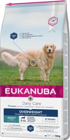 Eukanuba Daily Care Overweight - Sterilised 12 Kg -Hondenproducten 604x1200