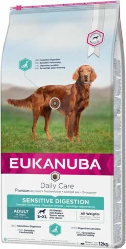 Eukanuba Daily Care Adult Sensitive Digestion - Hondenvoer - 12 Kg -Hondenproducten 607x1200
