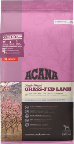 Acana Singles Grass-Fed Lamb Dog 25 Acana Singles Grass-Fed Lamb Dog -Hondenproducten 619x1200